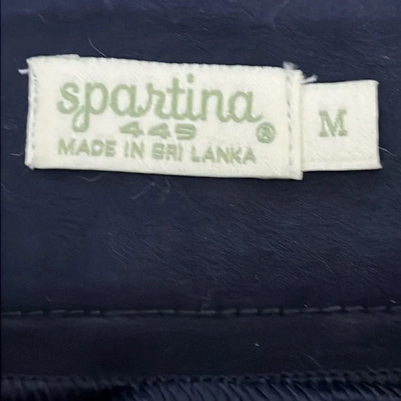 Spartina 449 Linen Stretch Skirt in Slate Blue - NEW - Size Medium - Picture 5 of 8